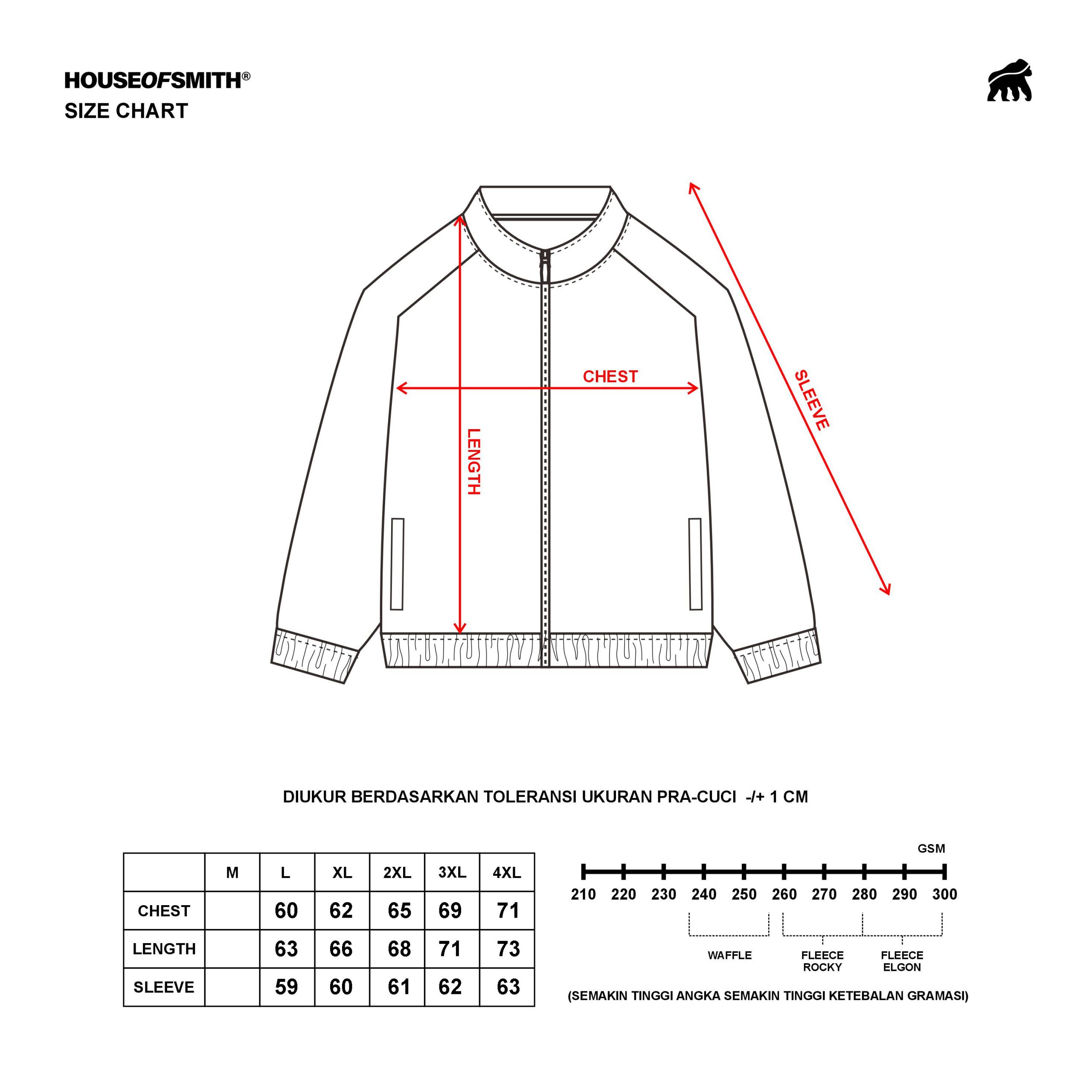 House of Smith Jaket Tracktop Boxy Pria - Trap Tracktop Boxy Heather Grey - Jacket - Image 5