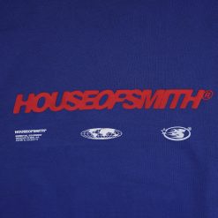 Alternative view of House of Smith Sweater Crewneck Boxy Pria - Sphere Boxy Crewneck Blue