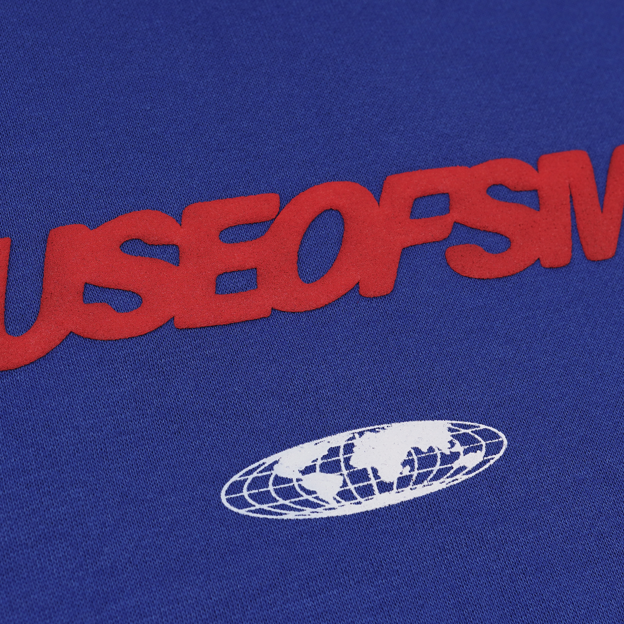 House of Smith Sweater Crewneck Boxy Pria - Sphere Boxy Crewneck Blue - Image 3