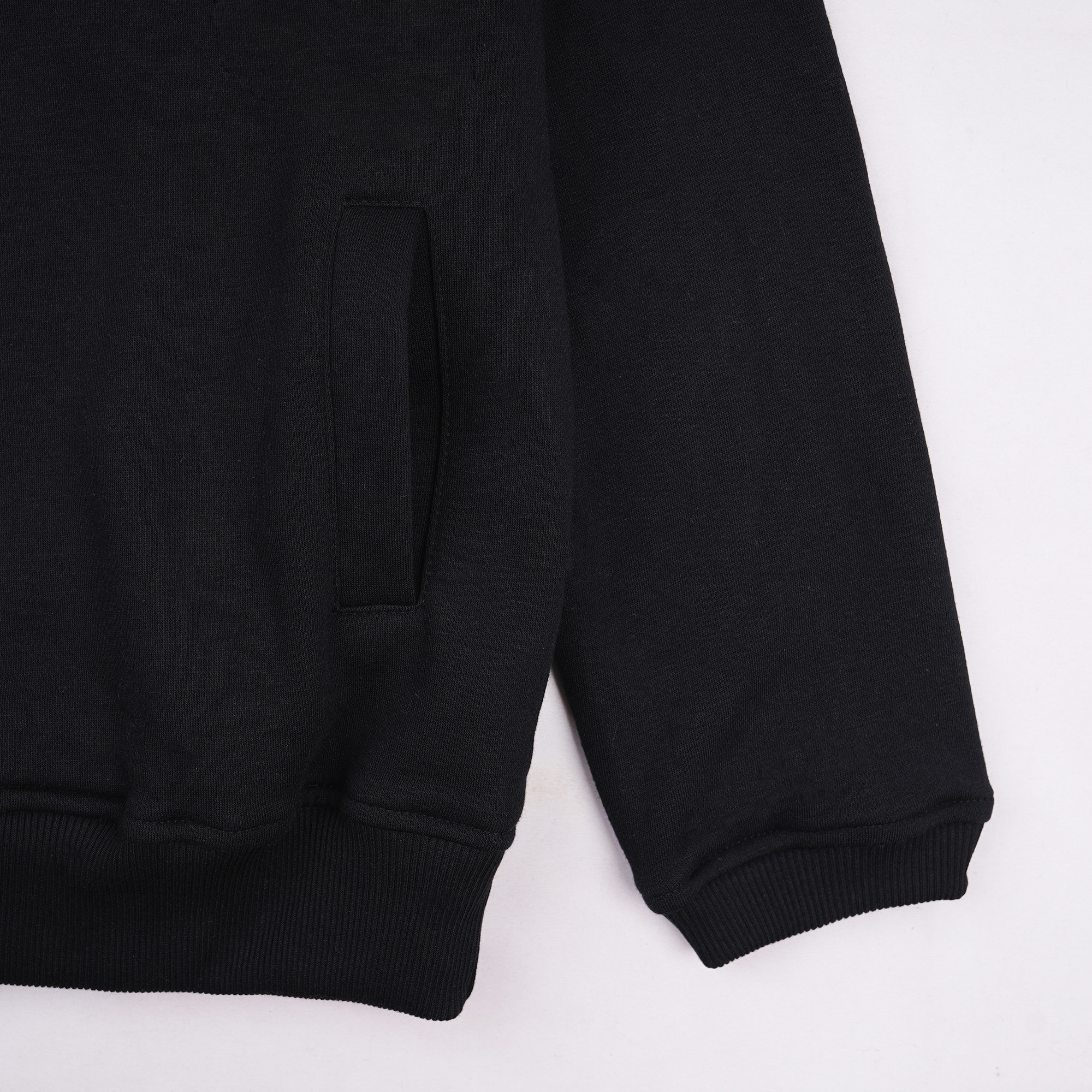 House of Smith Jaket Pria - Seize Halfzip Black - Half Zipper Jacket - Image 3