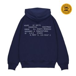 House of Smith Sweater Hoodie Oversized Pria - Archive Oversized Hoodie Navy