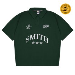 House of Smith Polo Shirt Oversize - Sward Oversized Polo Shirt Green - Kaos Polo Oversize Pria
