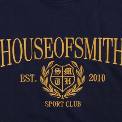 Alternative view of House of Smith Sweater Crewneck Oversize Pria - Univers Smith Oversized Crewneck Navy