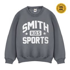 House of Smith Sweater Crewneck Pria - Hosport Crewneck Charcoal Grey