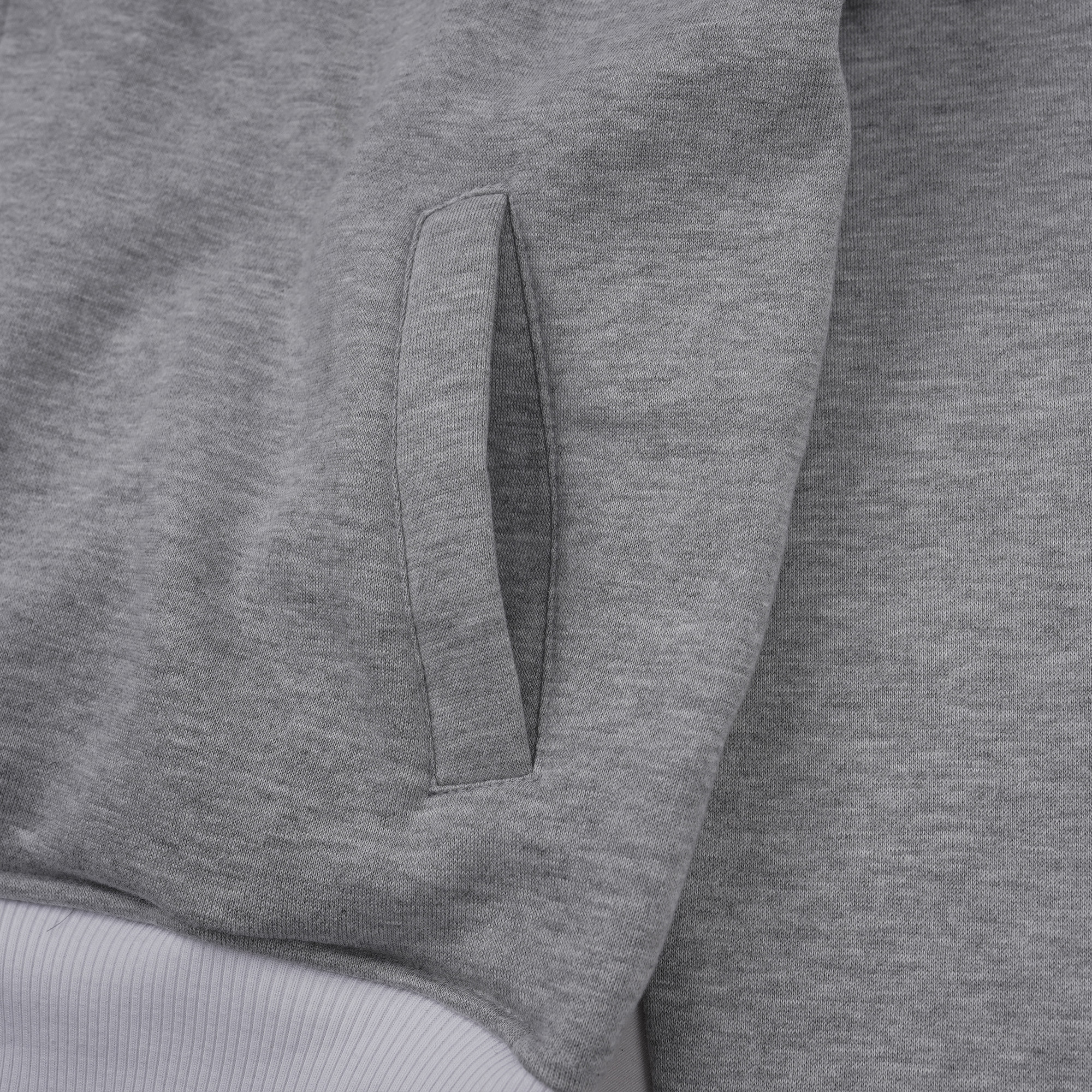 House of Smith Jaket Tracktop Boxy Pria - Trap Tracktop Boxy Heather Grey - Jacket - Image 3