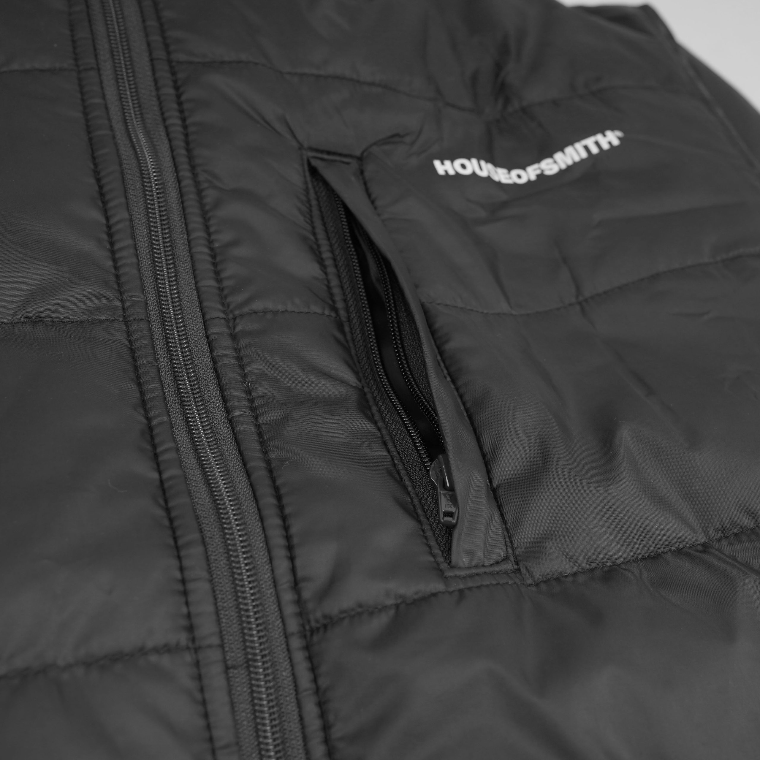 House of Smith Puffer Jacket - Blockade Puffer Jacket Black - Image 2