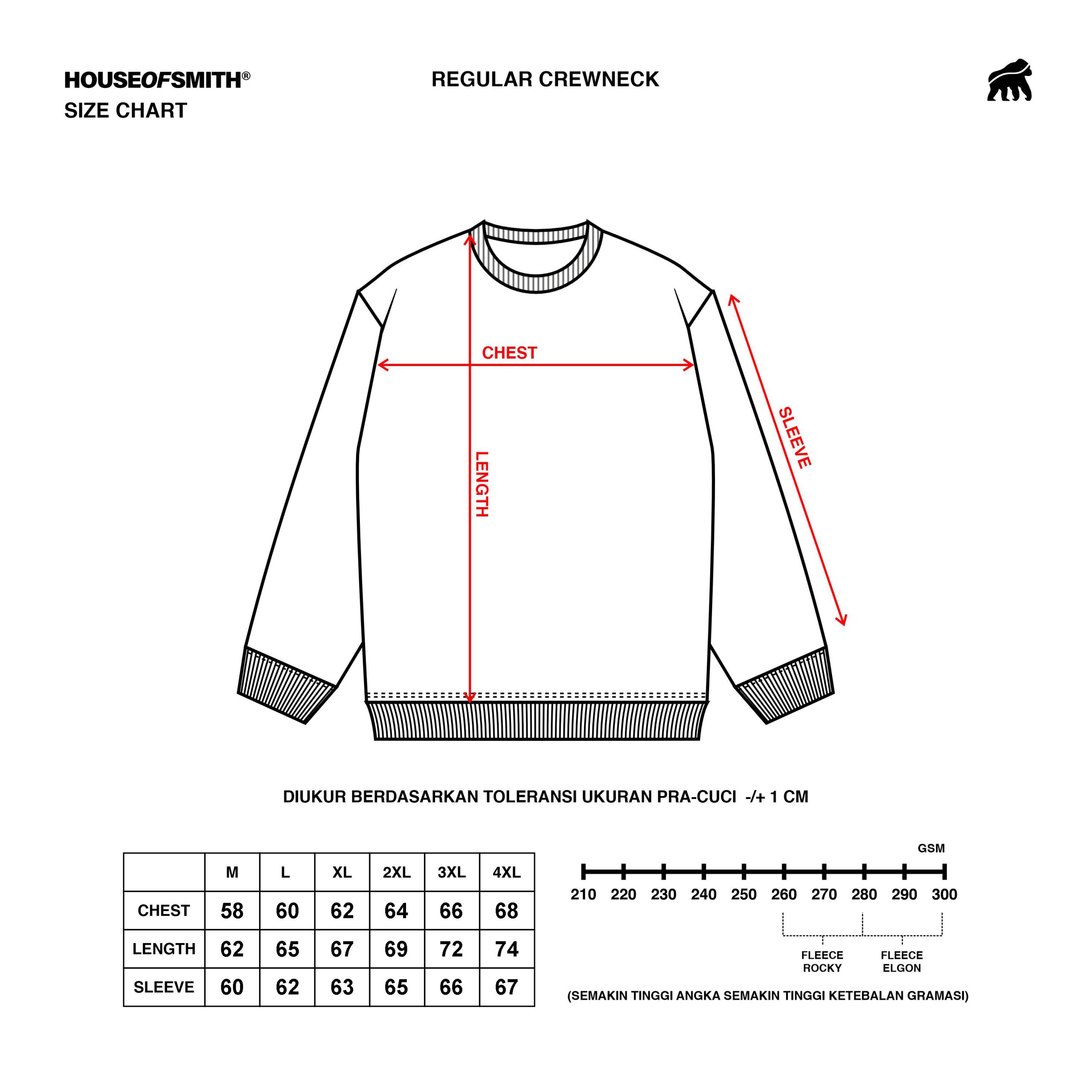 House of Smith Sweater Crewneck Pria - Hosport Crewneck Green Hemden - Image 4