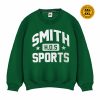 House of Smith Sweater Crewneck Pria - Hosport Crewneck Green Hemden