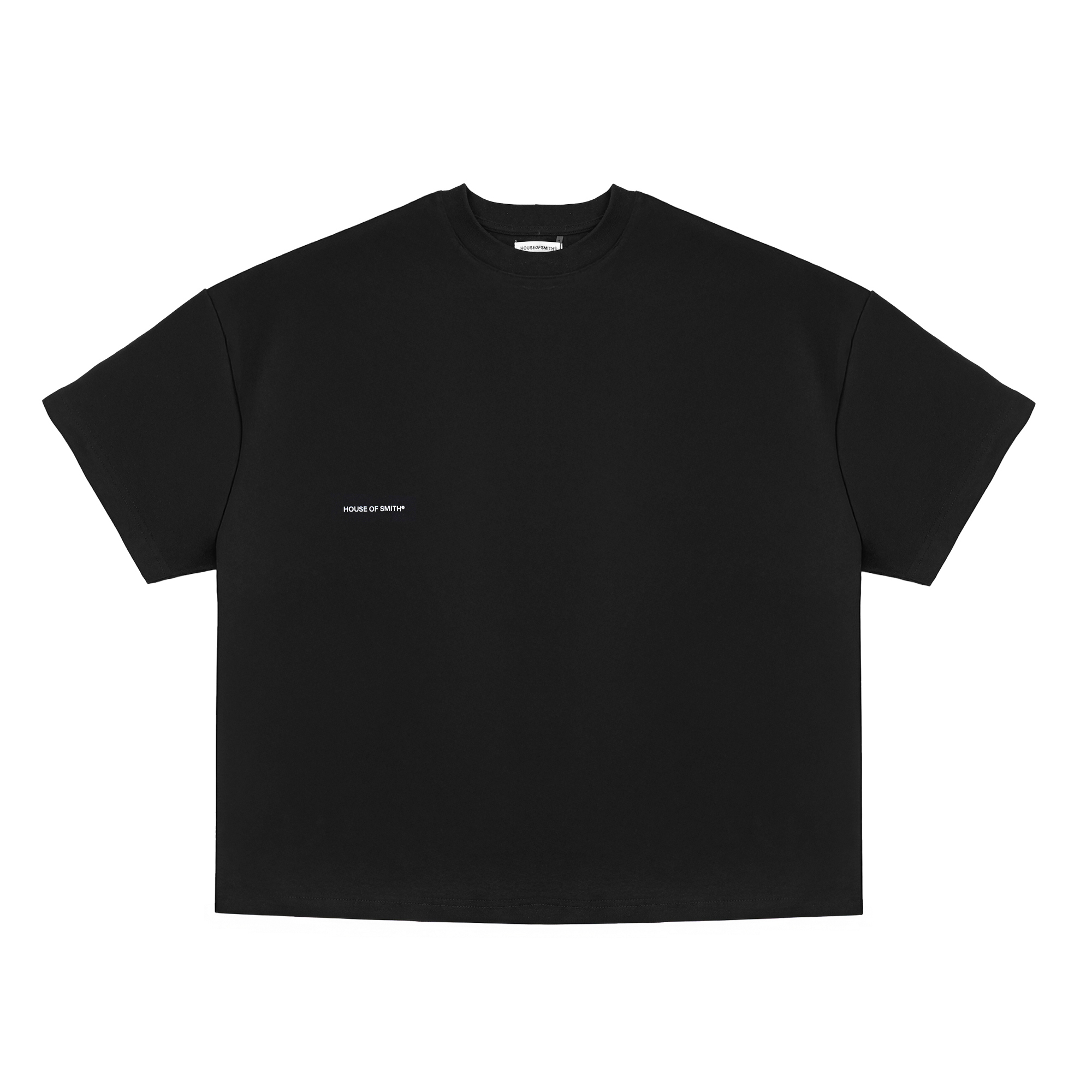 House of Smith Kaos Boxy Pria - Form 330 Boxy Black #2 - Boxy T Shirt