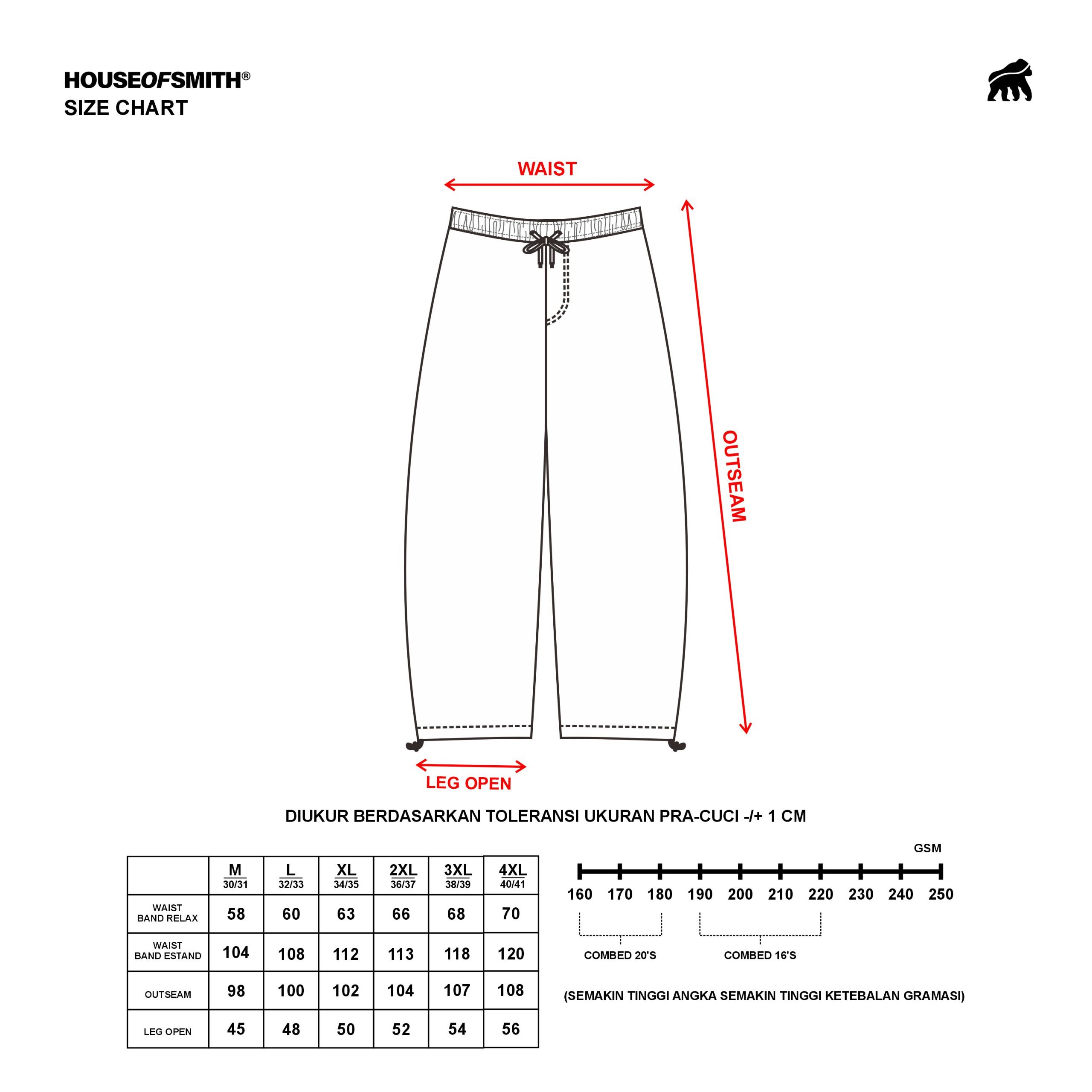 House of Smith Celana Panjang Pria - Groove Barrel Pants Misty - Wide Sweat Pants - Image 10