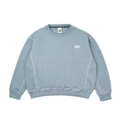 House of Smith Sweater Crewneck Boxy Pria - Void Boxy Crewneck Blue #2