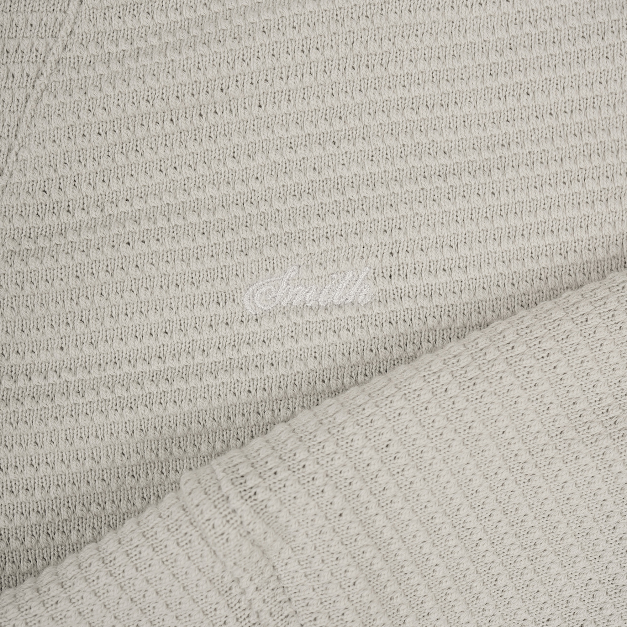 House of Smith Sweater Cardigan Oversized Pria - Basic Waffle Oversized Cardigan Ivory - Image 4