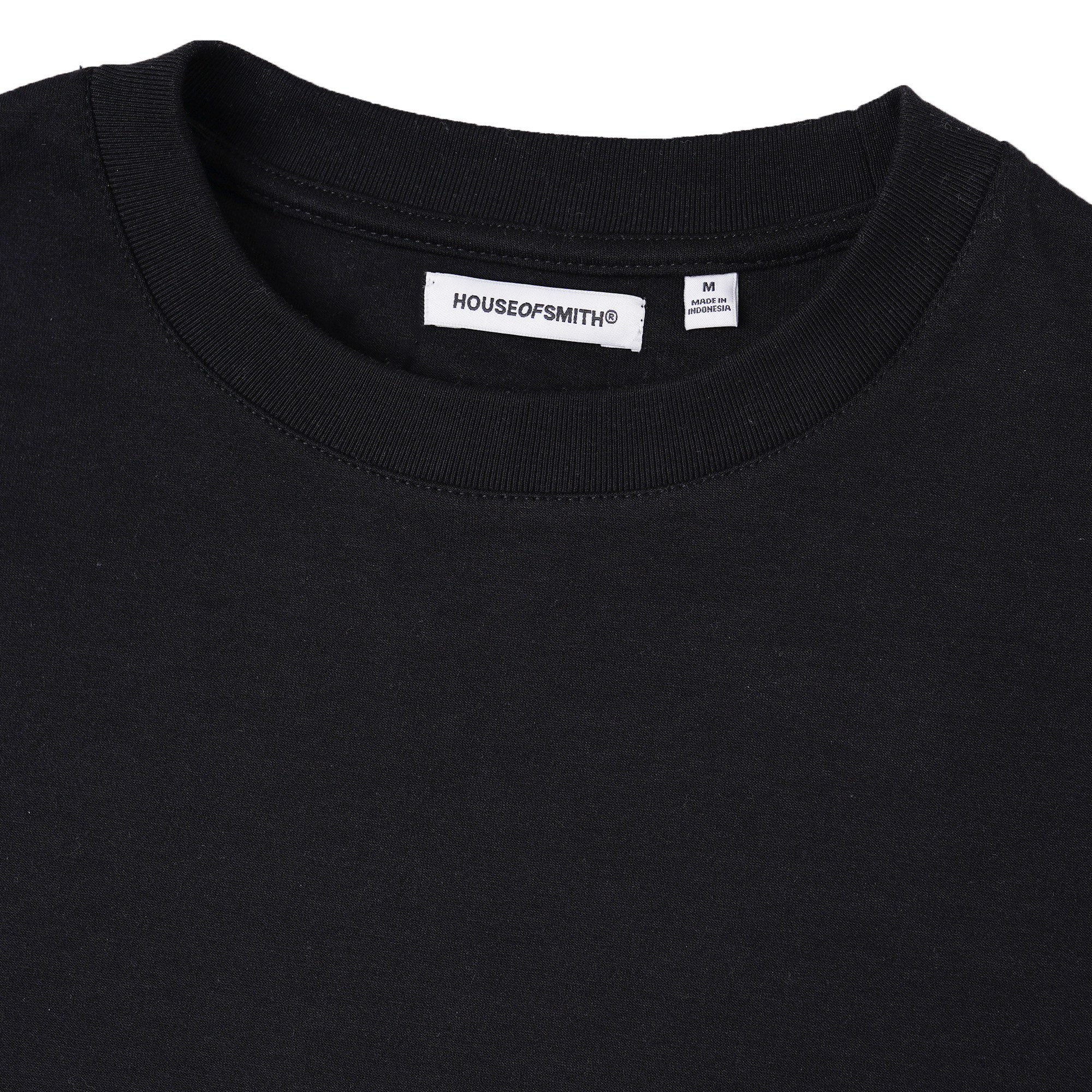 House of Smith Kaos Boxy Pria - Form 330 Boxy Black - Boxy T Shirt - Image 2