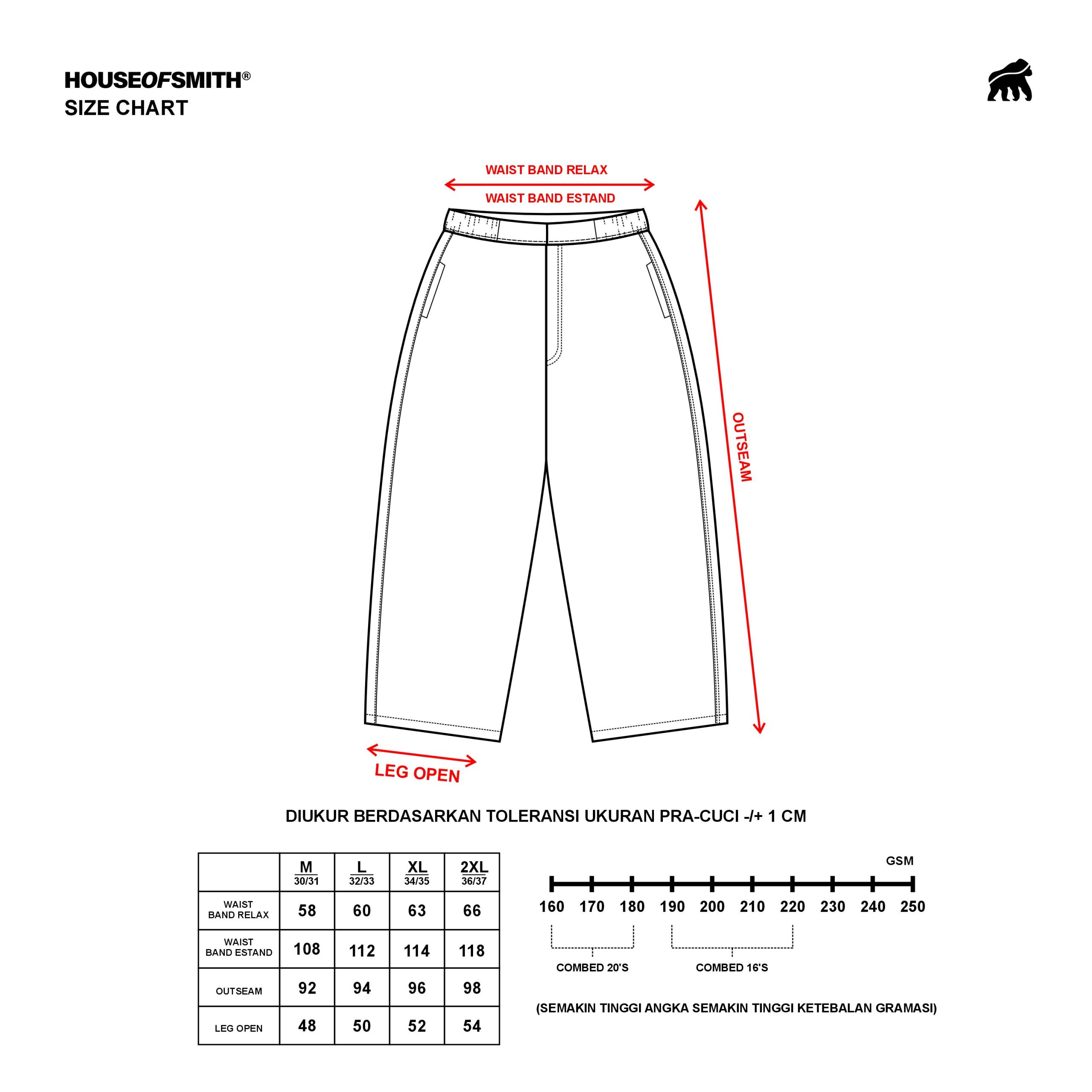 House of Smith Celana Panjang Pria - Bound Wide Pants Dark Grey - Wide Sweat Pants - Image 10
