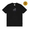 House of Smith Kaos Pria Lengan Pendek - Sandstone Logo Tshirt Black - T Shirt