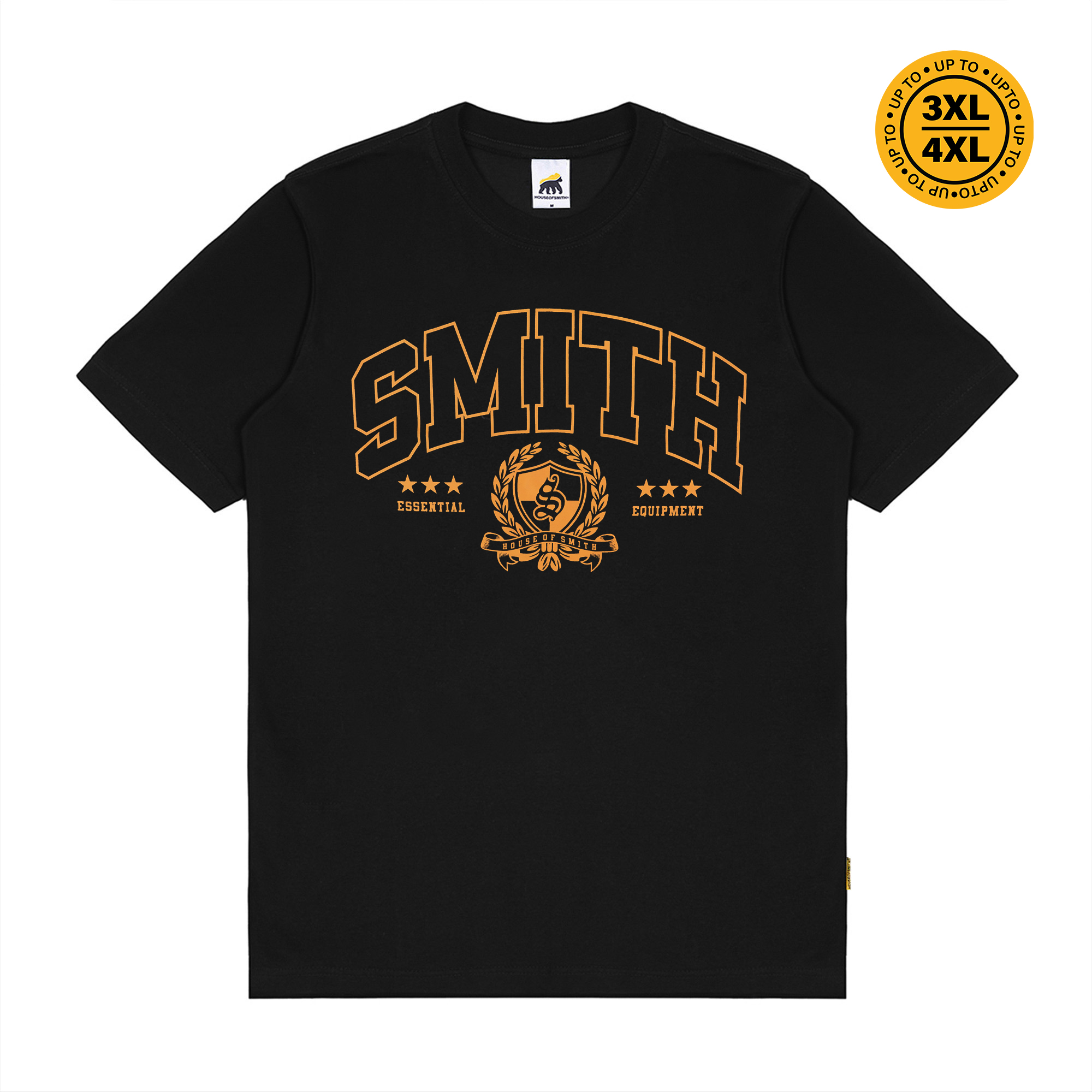 House of Smith Kaos Pria Lengan Pendek - Royals Tshirt Black #3 - T Shirt