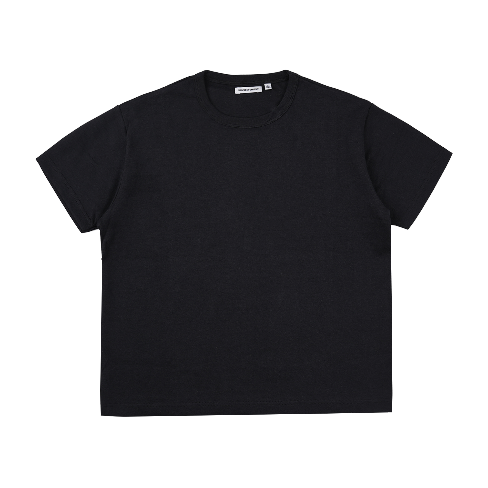 House of Smith Kaos Fitted Pria - Form 330 Fitted Tee Black - Fitted T Shirt