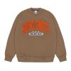 House of Smith Sweater Crewneck Pria - College Logo Embro Crewneck Brown