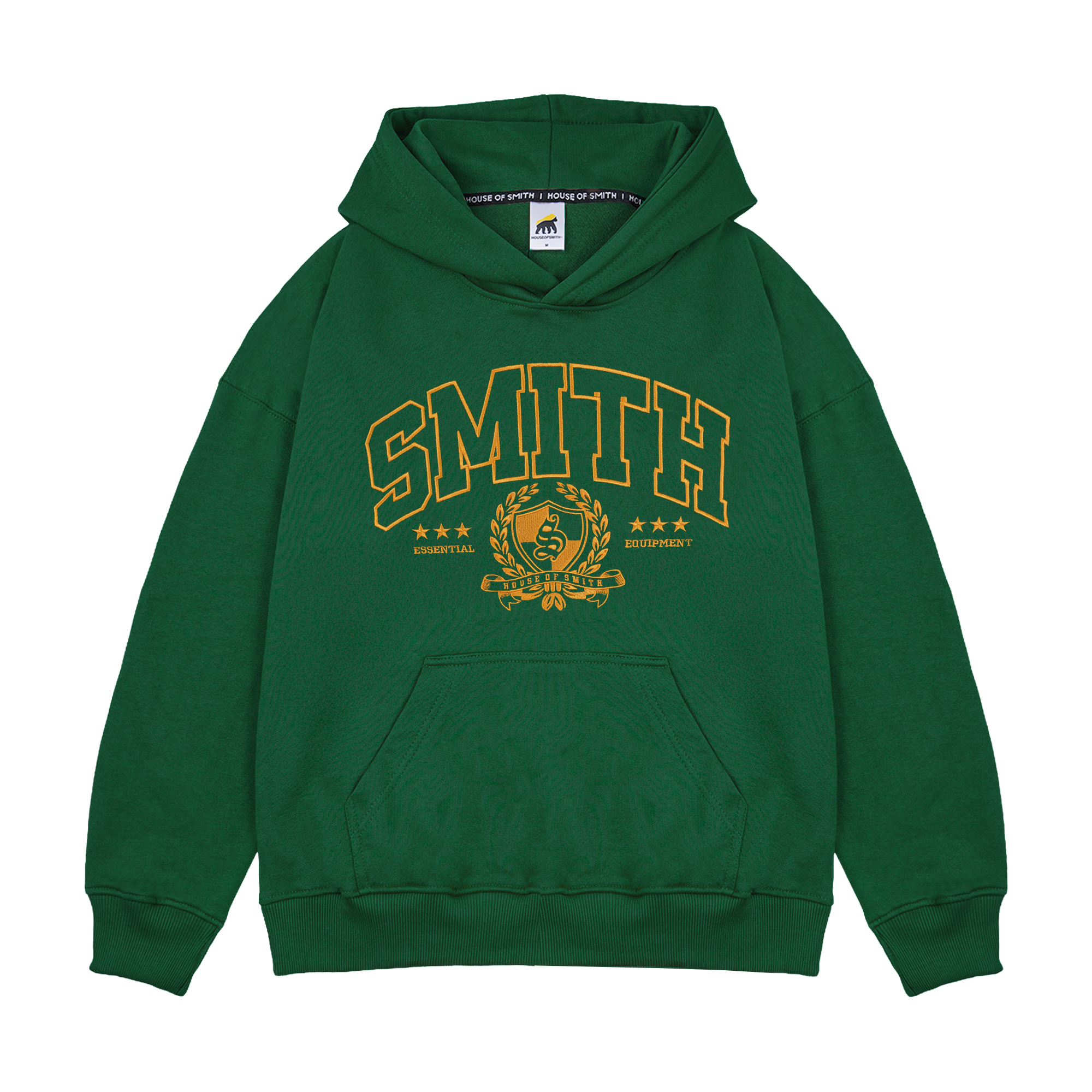 House of Smith Sweater Hoodie Pria - Badges Embro Hoodie Green