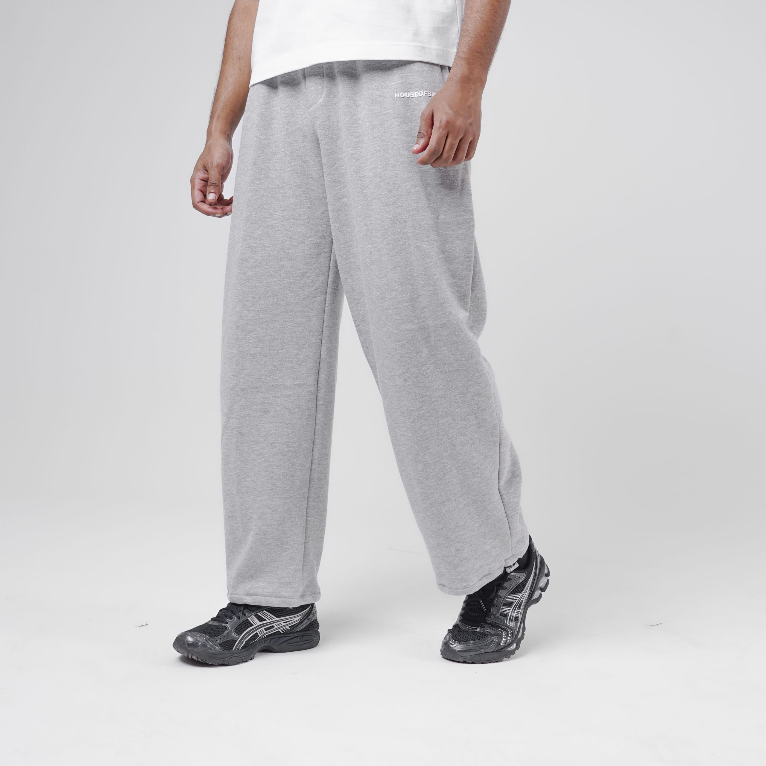 House of Smith Celana Panjang Pria - Groove Barrel Pants Misty - Wide Sweat Pants - Image 4