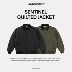 House of Smith Jaket Bomber Pria - Sentinel Quilted Jacket - Jacket