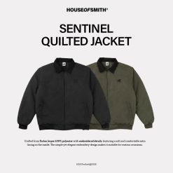 House of Smith Jaket Bomber Pria - Sentinel Quilted Jacket - Jacket