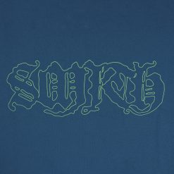 Alternative view of House of Smith Kaos Oversize Pria - Black Letter Oversized Moon Blue - Oversize T Shirt