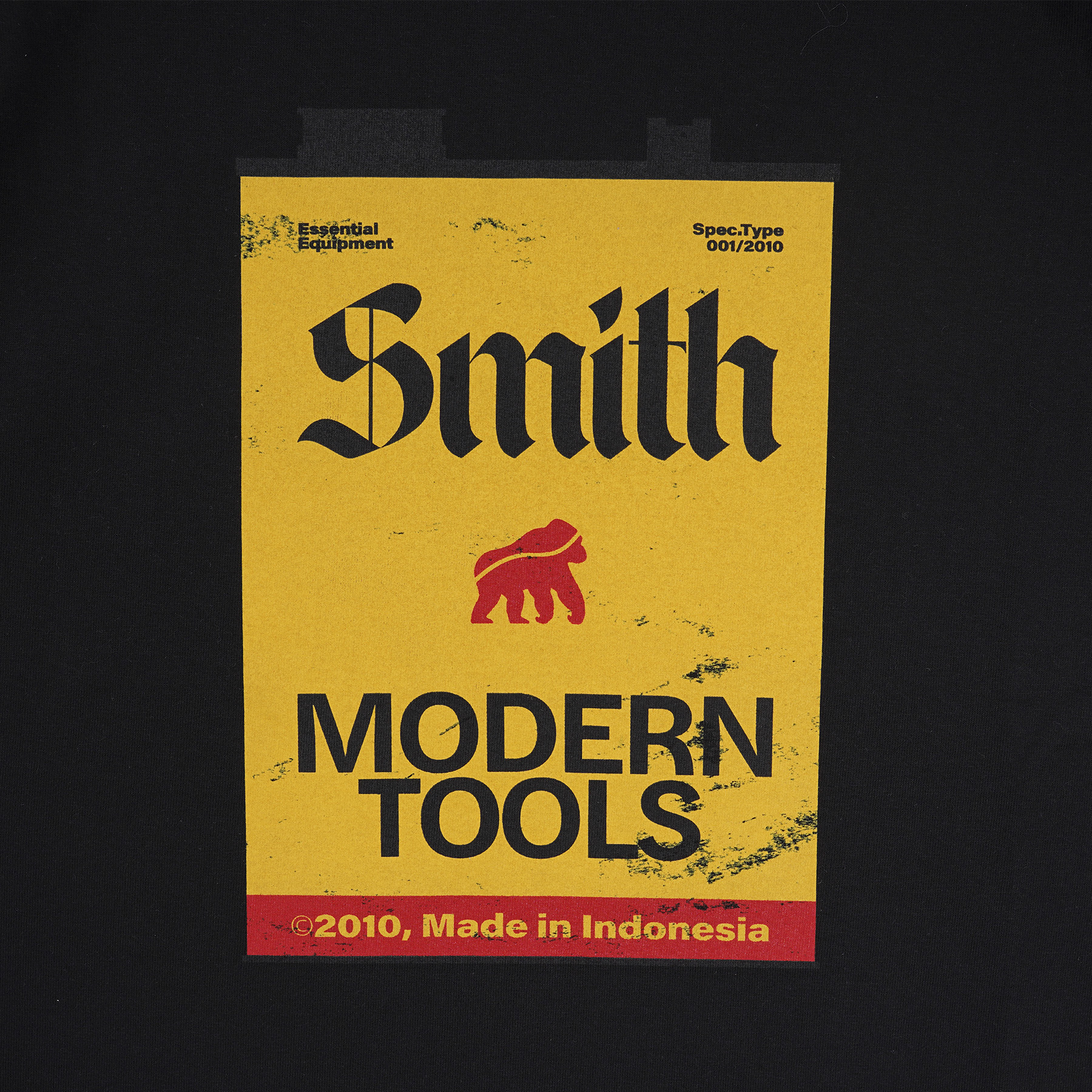 House of Smith Kaos Pria Lengan Pendek - Modern Tools Tshirt Black - T Shirt - Image 2