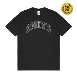 House of Smith Kaos Pria Lengan Pendek - Web Logo Tshirt Black - T Shirt