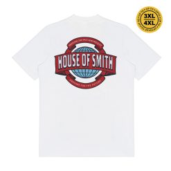 House of Smith Kaos Pria Lengan Pendek - Ribbon Tshirt White - T Shirt
