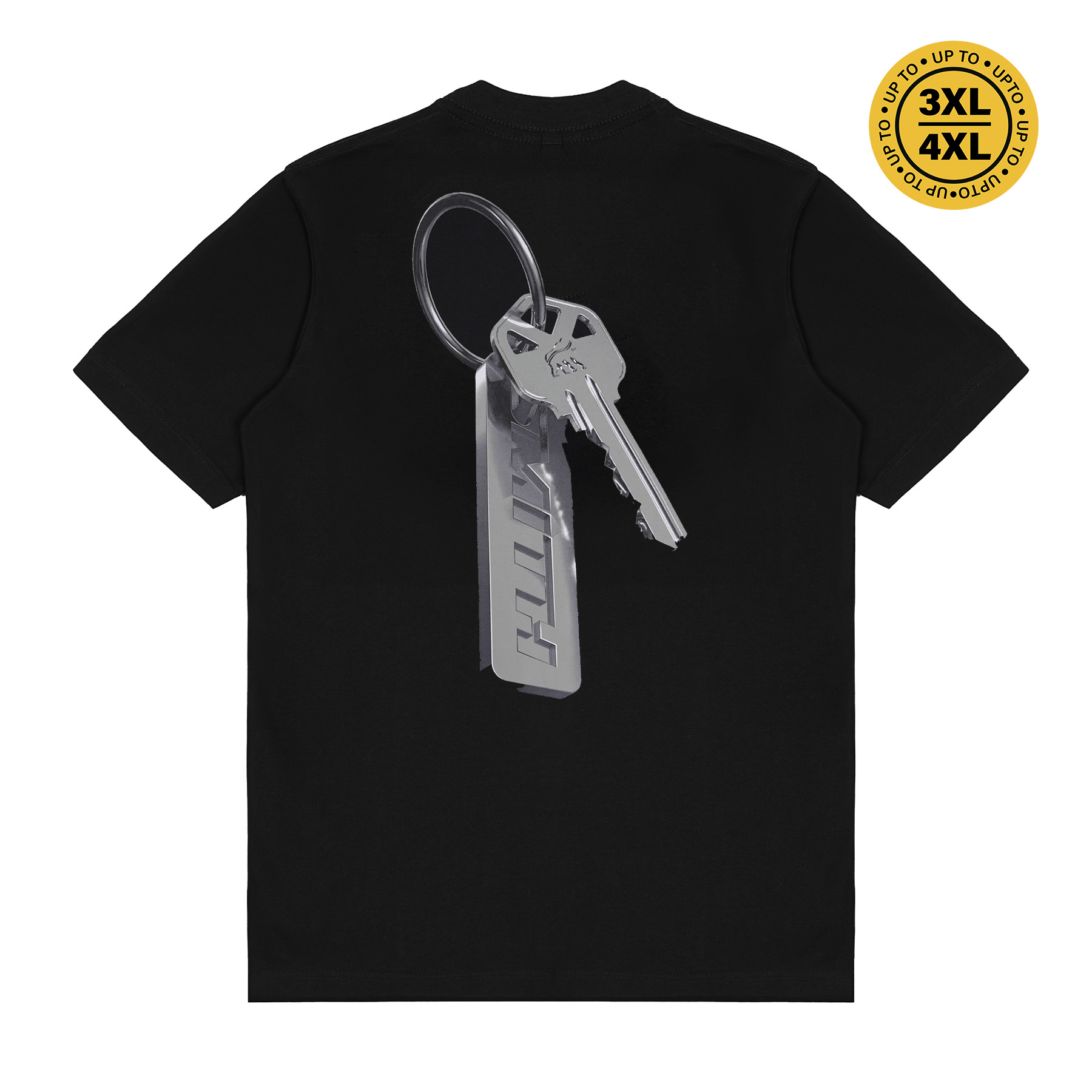House of Smith Kaos Pria Lengan Pendek - Big Locksmith Tshirt Black - T Shirt