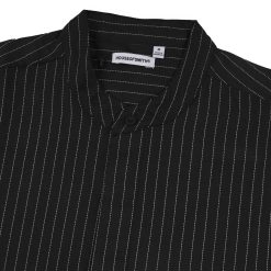 Alternative view of House of Smith Kemeja Boxy Pria - Avery Boxy Stand Collar Shirt Slub - Boxy Shirt