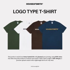House of Smith Kaos Pria Lengan Pendek - Logo Type TShirt - T Shirt