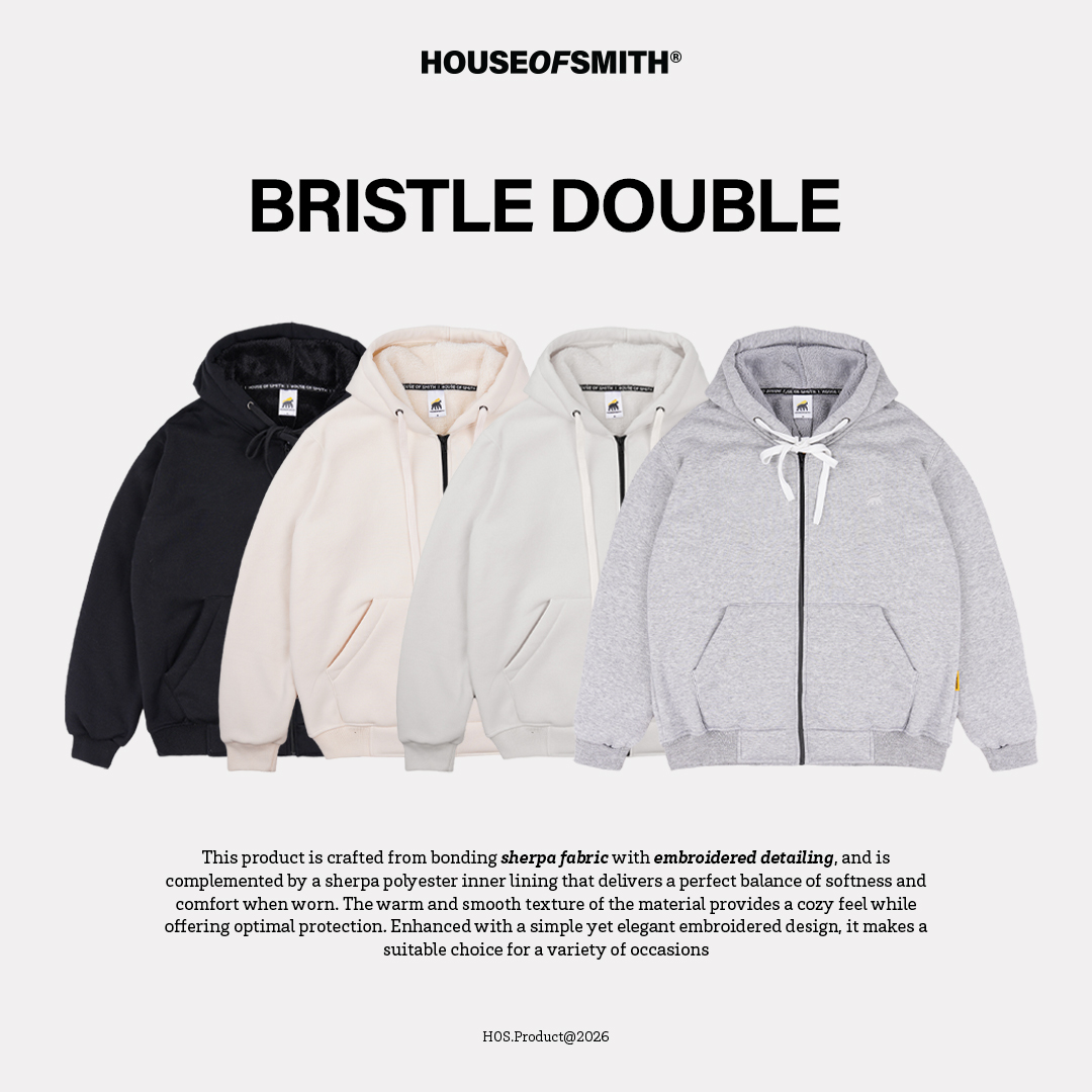 House of Smith Sweater Hoodie Sherpa Pria - Bristle Double