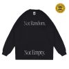House of Smith Kaos Pria Oversize Lengan Panjang - Not Empty Oversized Long Sleeve Black - T Shirt Long Sleeve