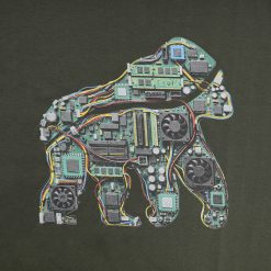 Alternative view of House of Smith Kaos Pria Lengan Pendek - Chip Tshirt Army #2 - T Shirt