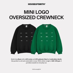 House of Smith Sweater Crewneck Oversize Pria - Mini Logo Oversized Crewneck