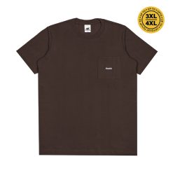 House of Smith Kaos Pria Lengan Pendek - Belwe Logo Pocket Tshirt Brown #2 - T Shirt