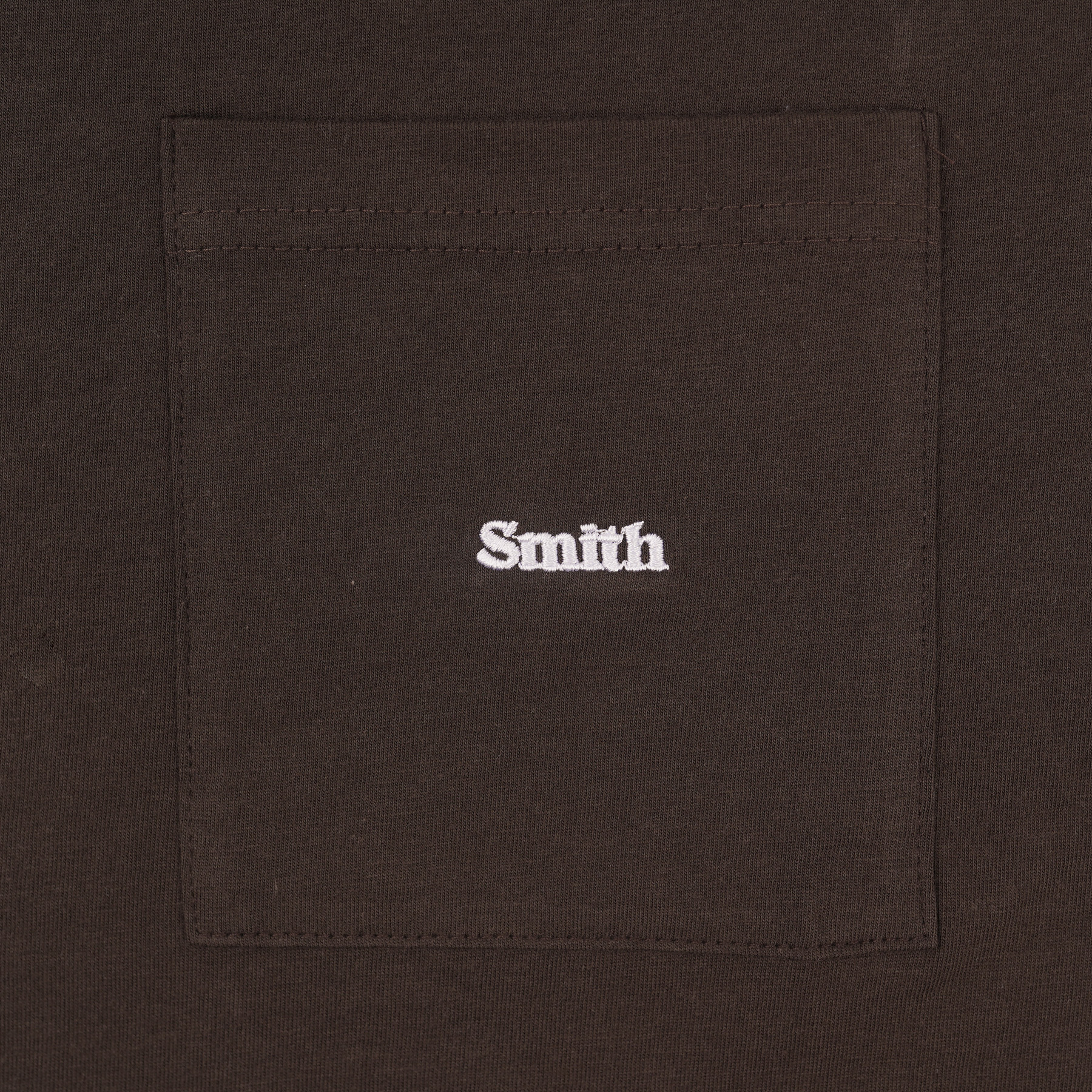 House of Smith Kaos Pria Lengan Pendek - Belwe Logo Pocket Tshirt Brown #2 - T Shirt - Image 2