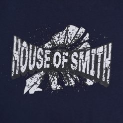 Alternative view of House of Smith Kaos Oversize Pria - Crushed Oversized Tshirt Navy - Oversize T Shirt