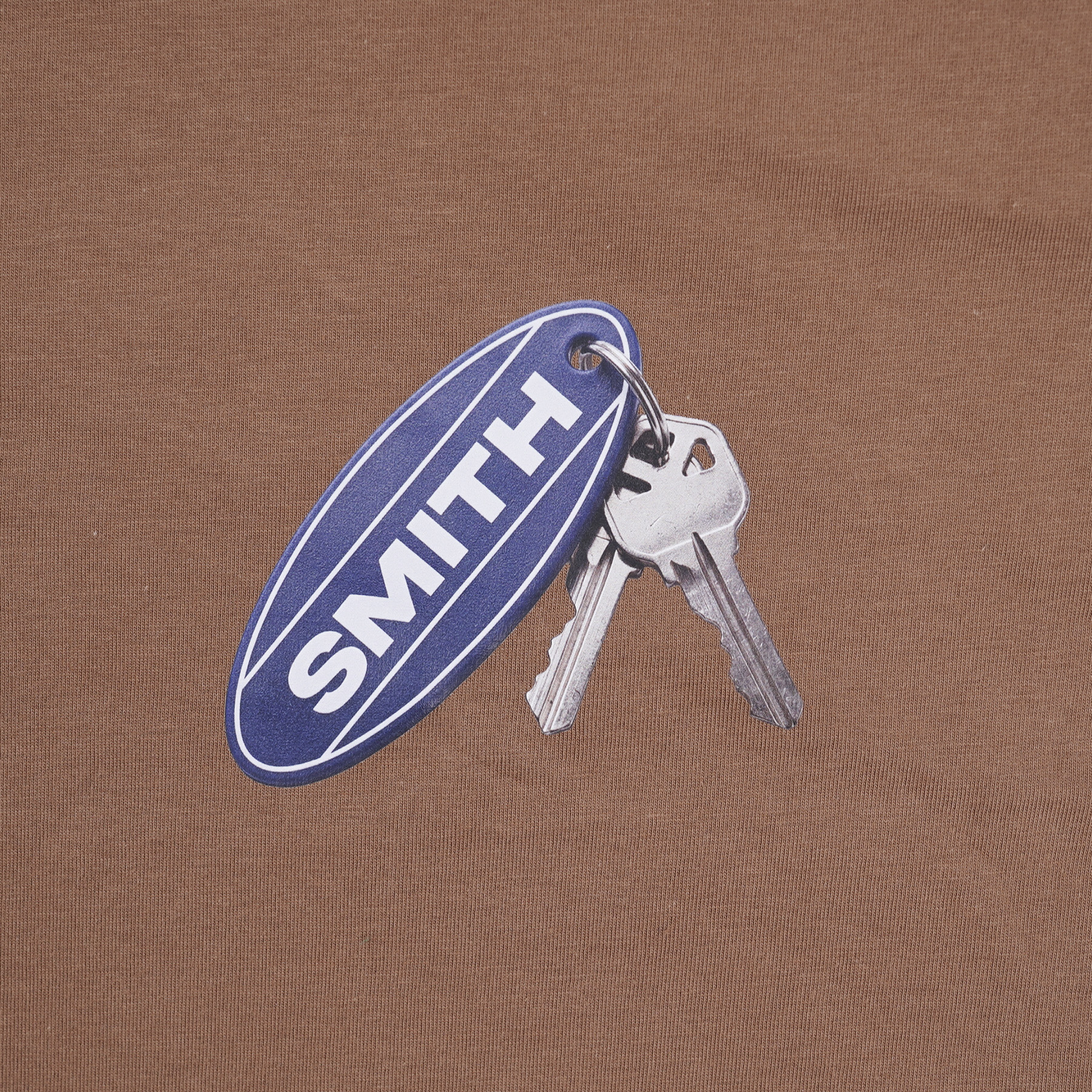 House of Smith Kaos Pria Lengan Pendek - S Key Tshirt Cappucino - T Shirt - Image 2