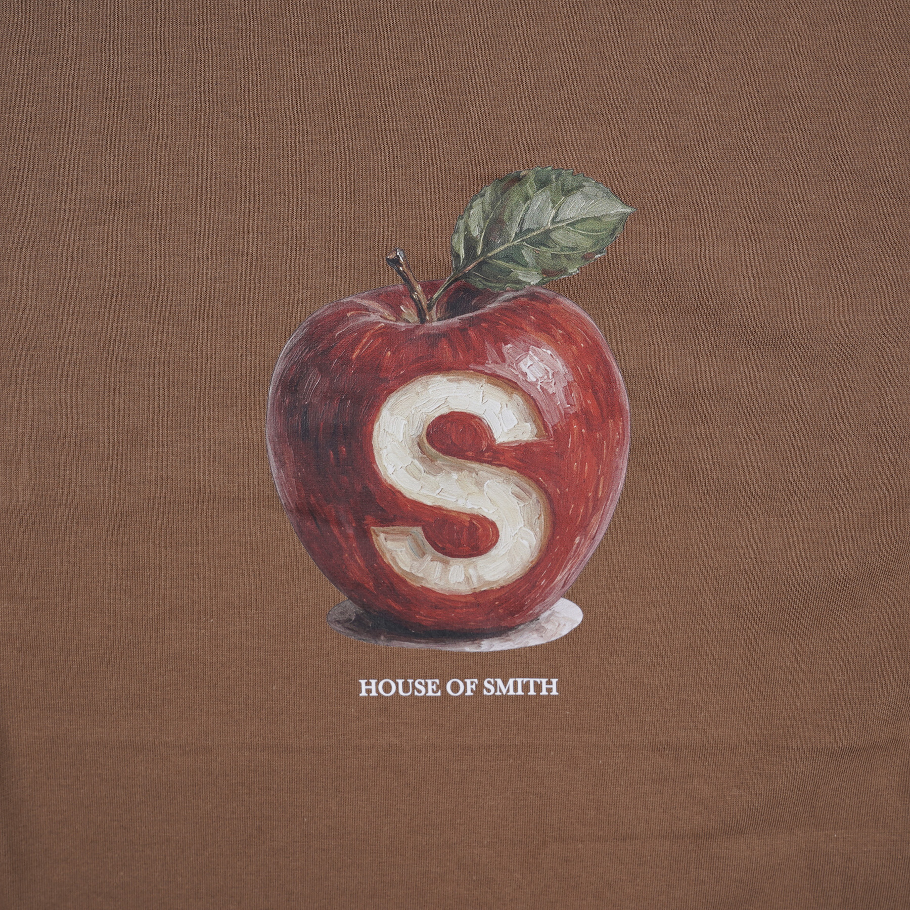 House of Smith Kaos Pria Lengan Pendek - Apples Tshirt Cappucino - T Shirt - Image 2