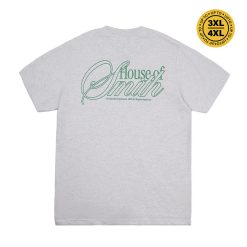 House of Smith Kaos Pria Lengan Pendek - Hos Lined Tshirt Heather Grey - T Shirt