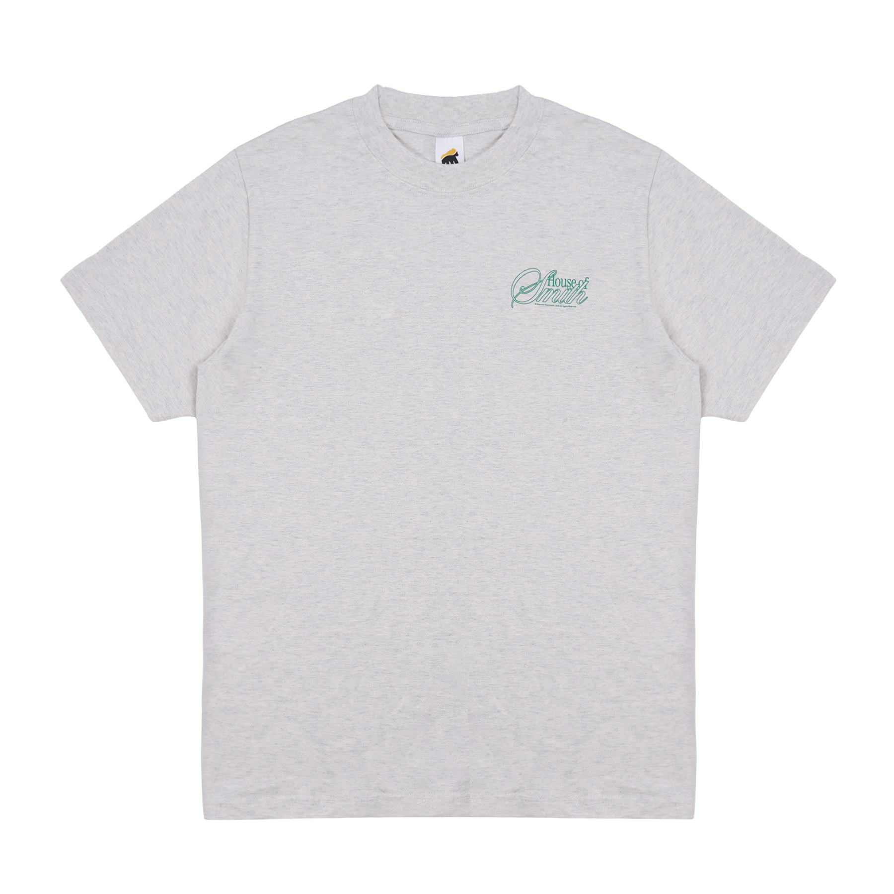 House of Smith Kaos Pria Lengan Pendek - Hos Lined Tshirt Heather Grey - T Shirt - Image 2