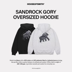 House of Smith Sweater Hoodie Oversized Pria - Sandrock Gory Oversized Hoodie
