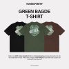 House of Smith Kaos Pria Lengan Pendek - Green Bagde Tshirt - T Shirt