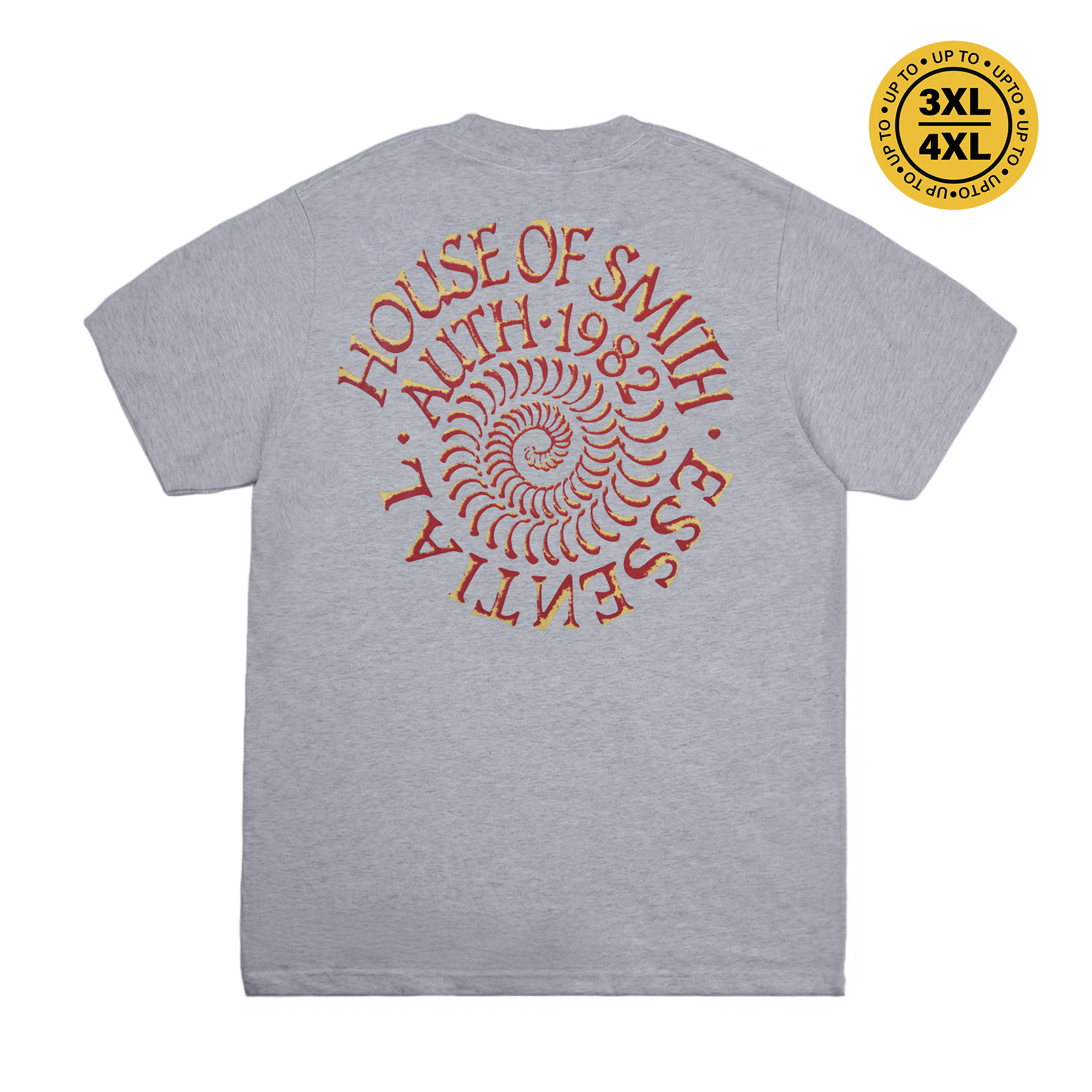 House of Smith Kaos Pria Lengan Pendek - Spiral Tshirt Misty - T Shirt