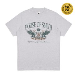 House of Smith Kaos Pria Lengan Pendek - Signetum Tshirt Heather Grey - T Shirt