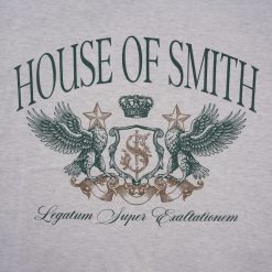 Alternative view of House of Smith Kaos Pria Lengan Pendek - Signetum Tshirt Heather Grey - T Shirt