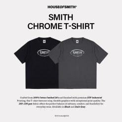 House of Smith Kaos Pria Lengan Pendek - Smith Chrome Tshirt - T Shirt